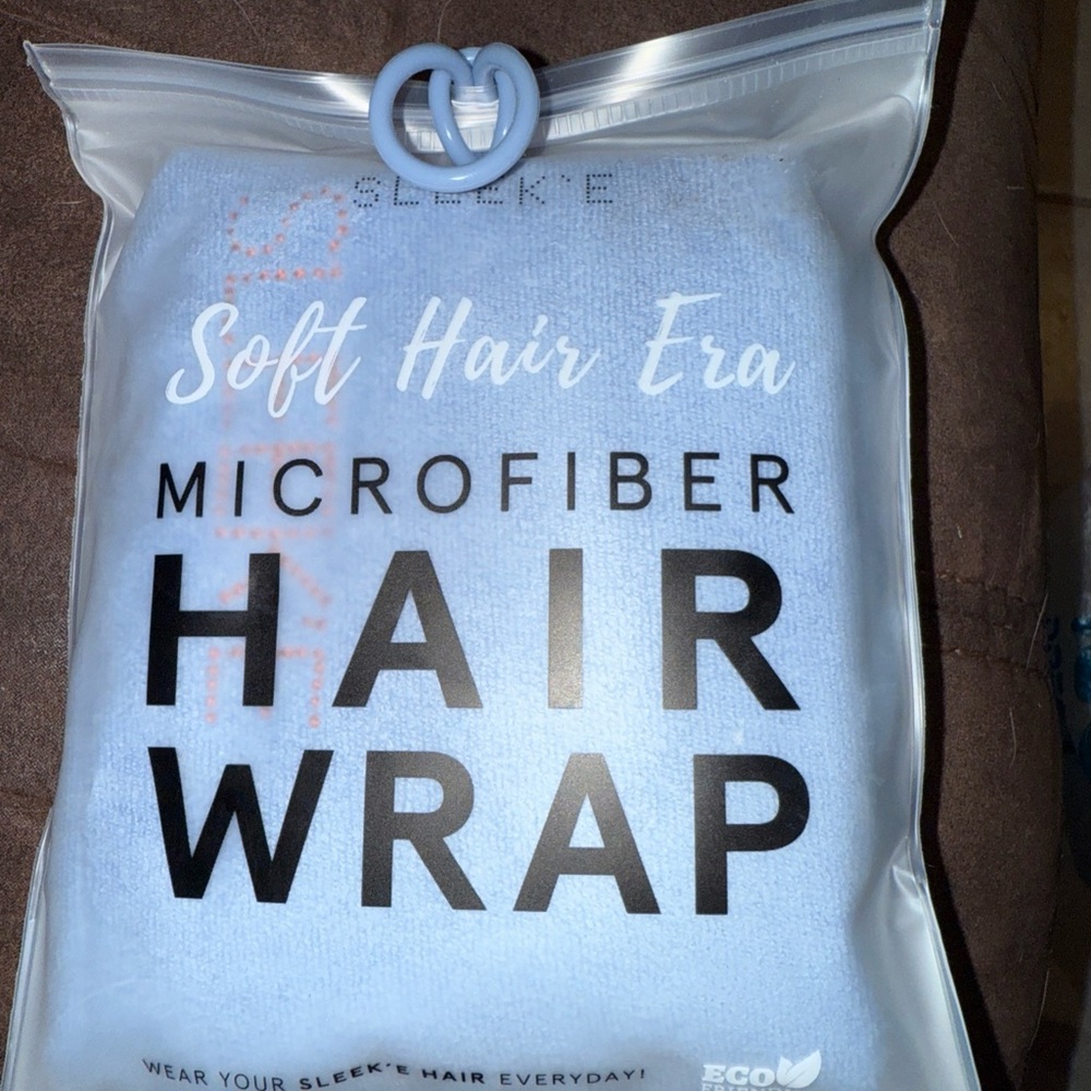 Blue Microfiber Hair Wrap